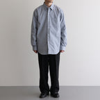 REGULAR COLLAR DRESS SHIRT #OLD SAX [PM-LS01]