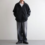 Pe/Silk Fleece Track Jacket #HeatherBlack [BHS24F029F25]