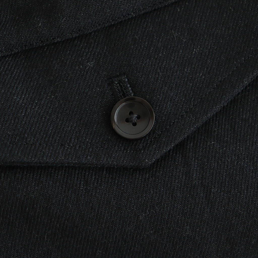 COCOON WIDE EASY PANTS #CHAMBRAY BLACK [M25C12PT03C]