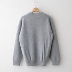 CASHMERE FOX CREW NECK #GRAY [BN-25FM-053]