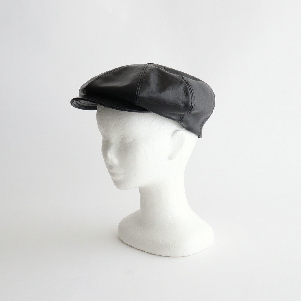 HORSEHIDE CASQUETTE - OLDBOY #BLACK [V01005]