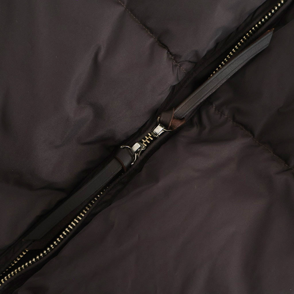 HIGH-COUNT SILK PUFF VEST #WHISKY [252OJ-VT02]