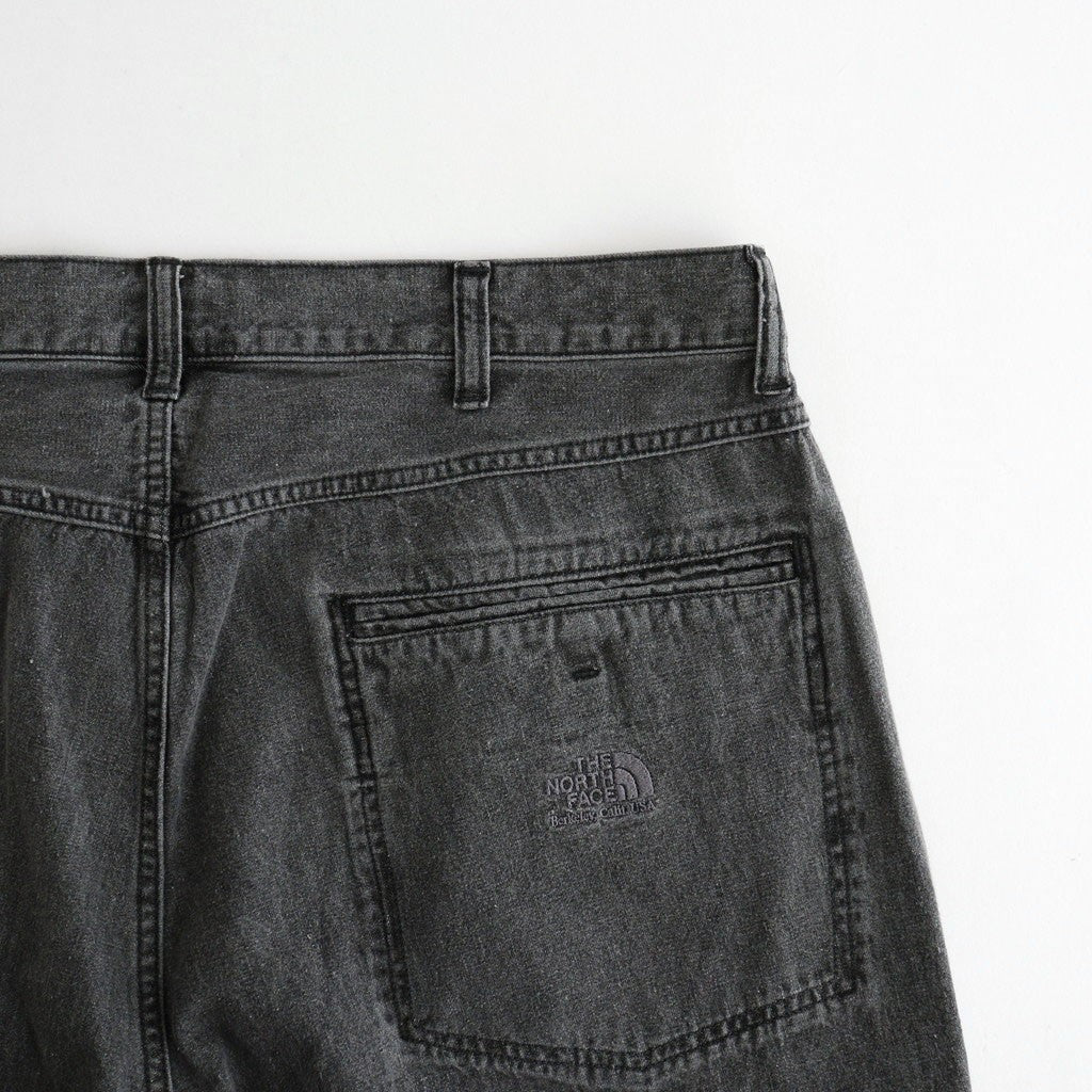 Linen Cotton Denim Field Pants #Gray [N26FC029]