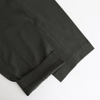 CLASSIC FIT DOUBLE PLEATED TROUSERS #DARK OLIVE [A25A05PT01C]