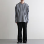 COMFORT FIT L/S Tee #DOLPHIN GREY [A25C05CS03C]