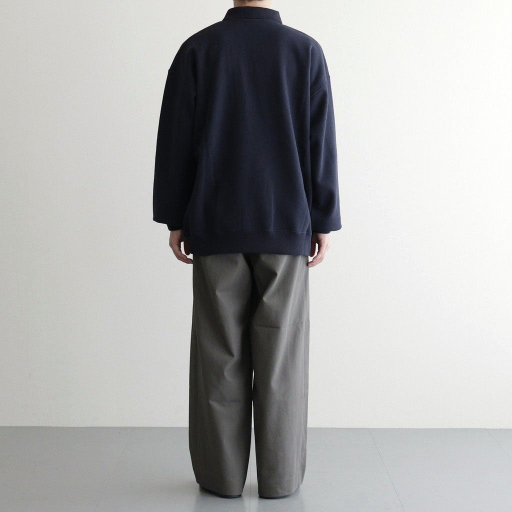 TRIPLE PLEATED WIDE TROUSERS #GRAY [A26A93PT03C]
