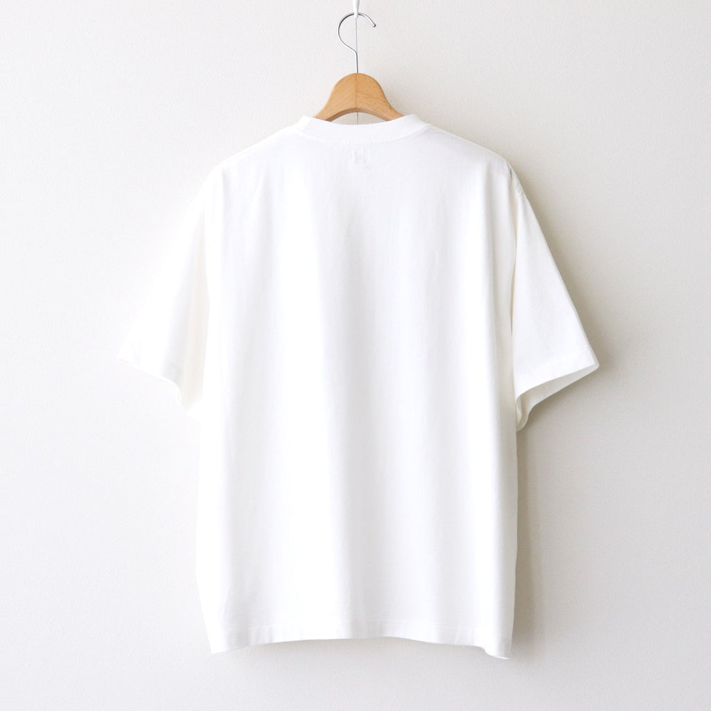 BRITPOP Print Tee WIDE #White×Red-PT [bROOTS25S34A]
