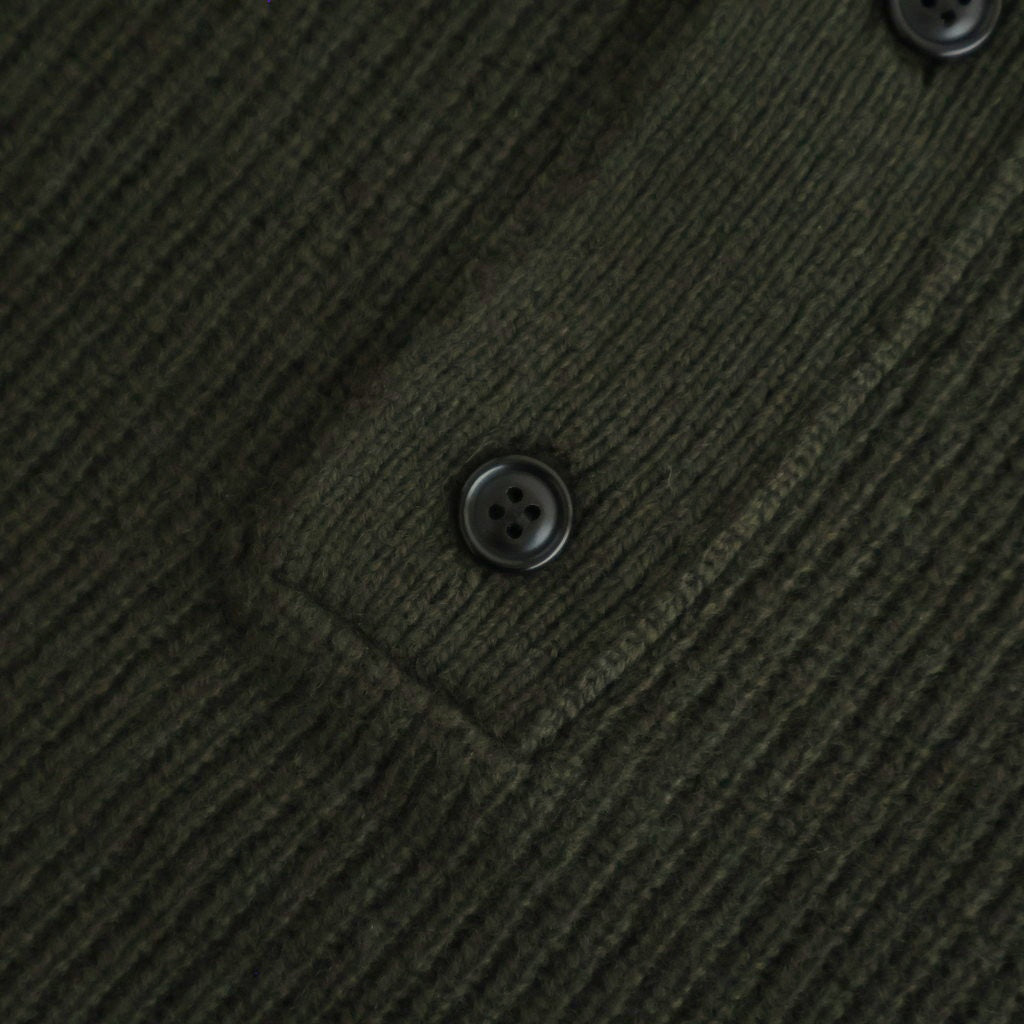 Wool Harf Cardigan ST Polo #KHAKI [NEP-AW2404]