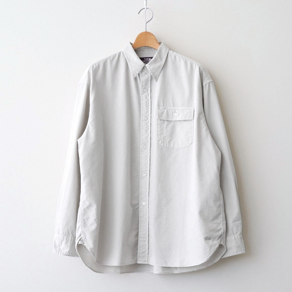 Garment Dyed Field Twill Shirt #Stone [N26SG034]