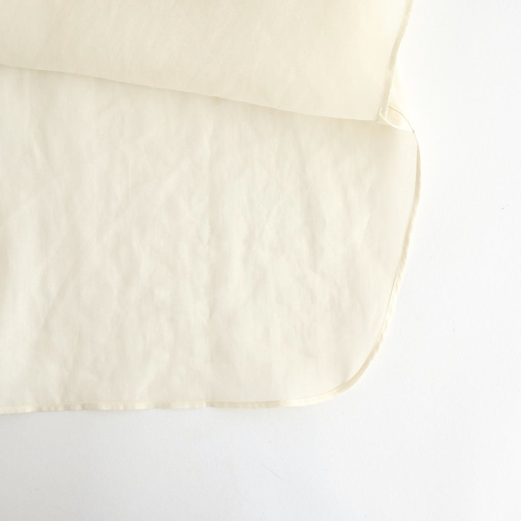 COTTON VOILE LAWN LONG SLEEVE SH #060 LIGHT YELLOW [17061 50081]