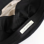 HEMP DUCK PEAKED CAP #BLACK [251OJ-HT02]