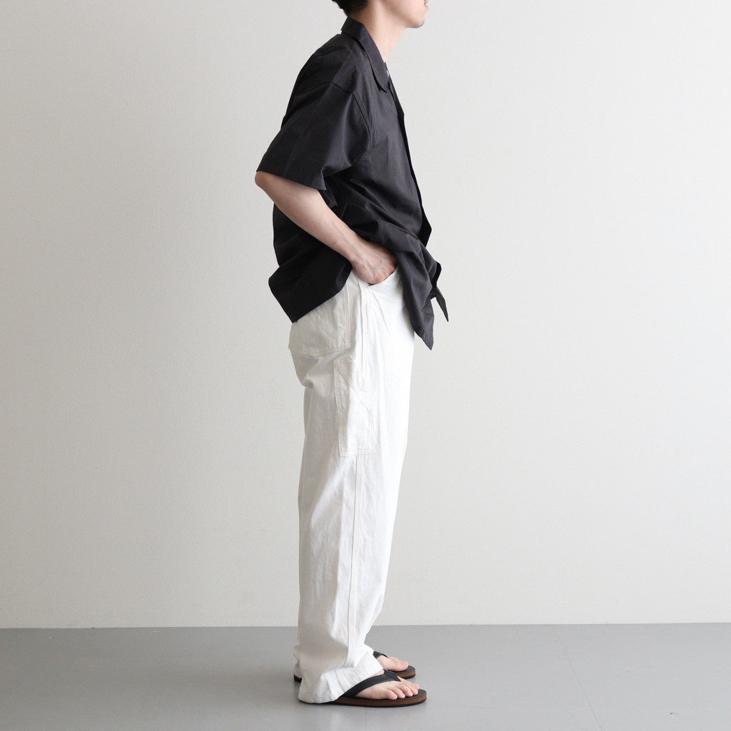 DENIM PAINTER TROUSERS #OFF WHITE [PMAT-PT09]