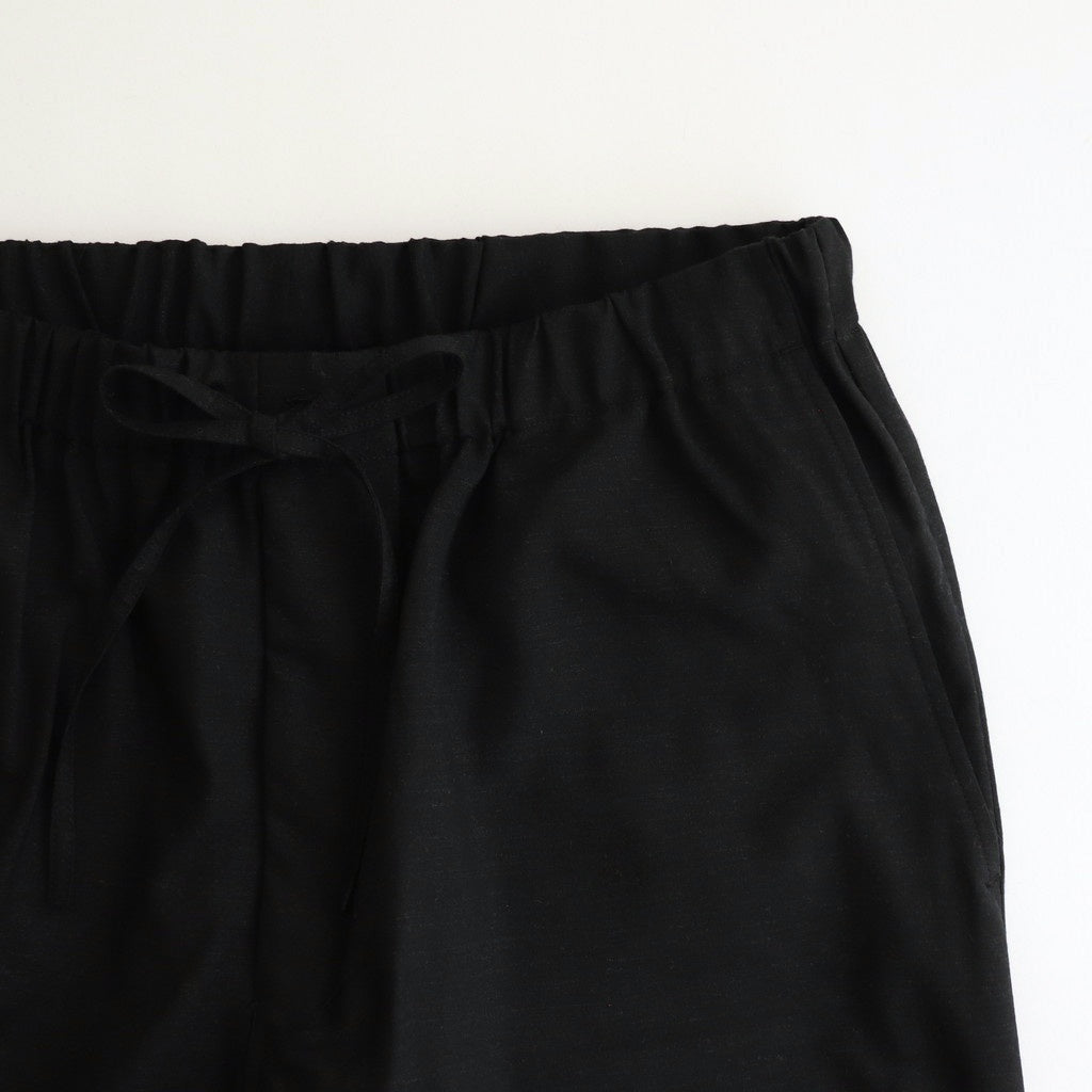 COCOON WIDE EASY PANTS #CHAMBRAY BLACK [M25A12PT01C]