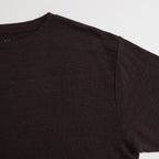 NORMANDY LINEN T-SHIRT #DARK BROWN [BN-25SM-066]
