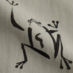 ORIGINAL PRINTED OPEN COLLAR SHIRTS (Animal Drawing) Short-sleeve #CELADONN [251OJ-SH22]