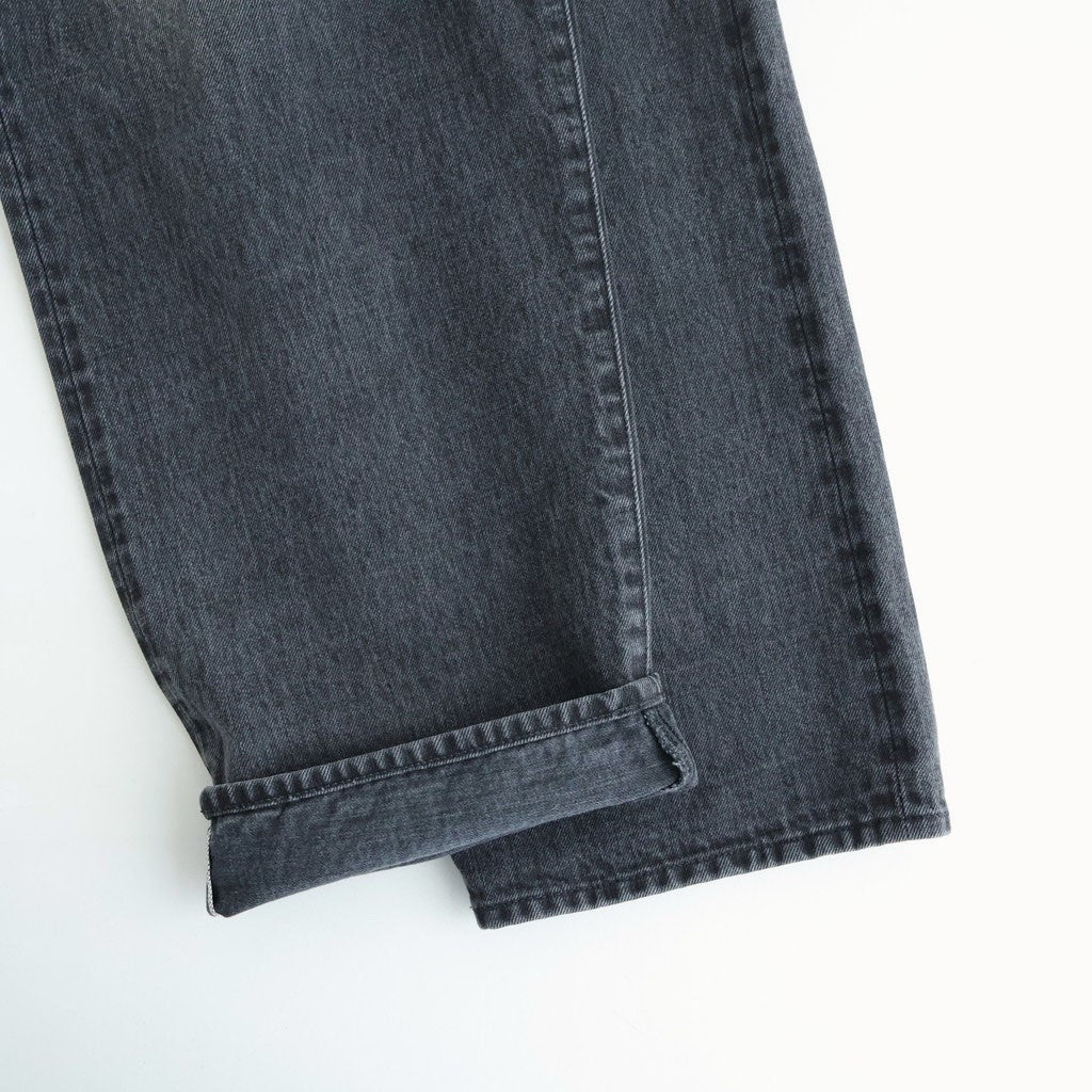 SELVEDGE DENIM 5POCKET PANTS #BLACK [DNS26P03]