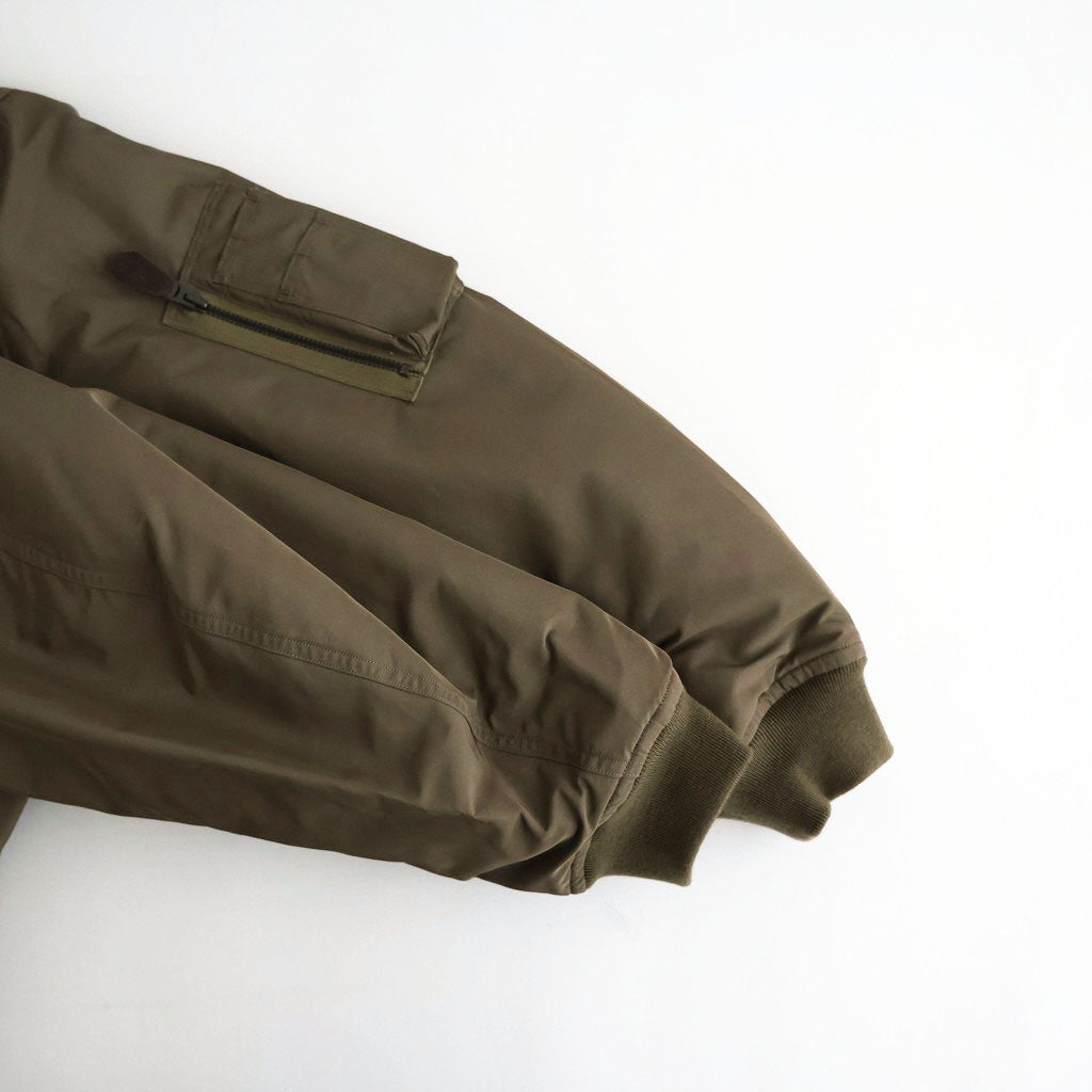 Poly-Silk Twill Modified MA1 #Khaki [BHS26F026]