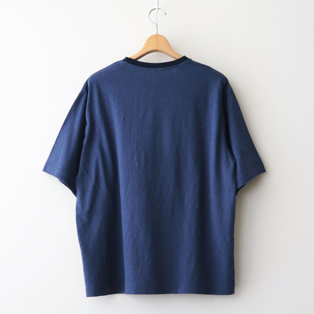Slub Yarn Cotton２pack Tee #Natural×White / Blue×Navy [NEP-SS2611]
