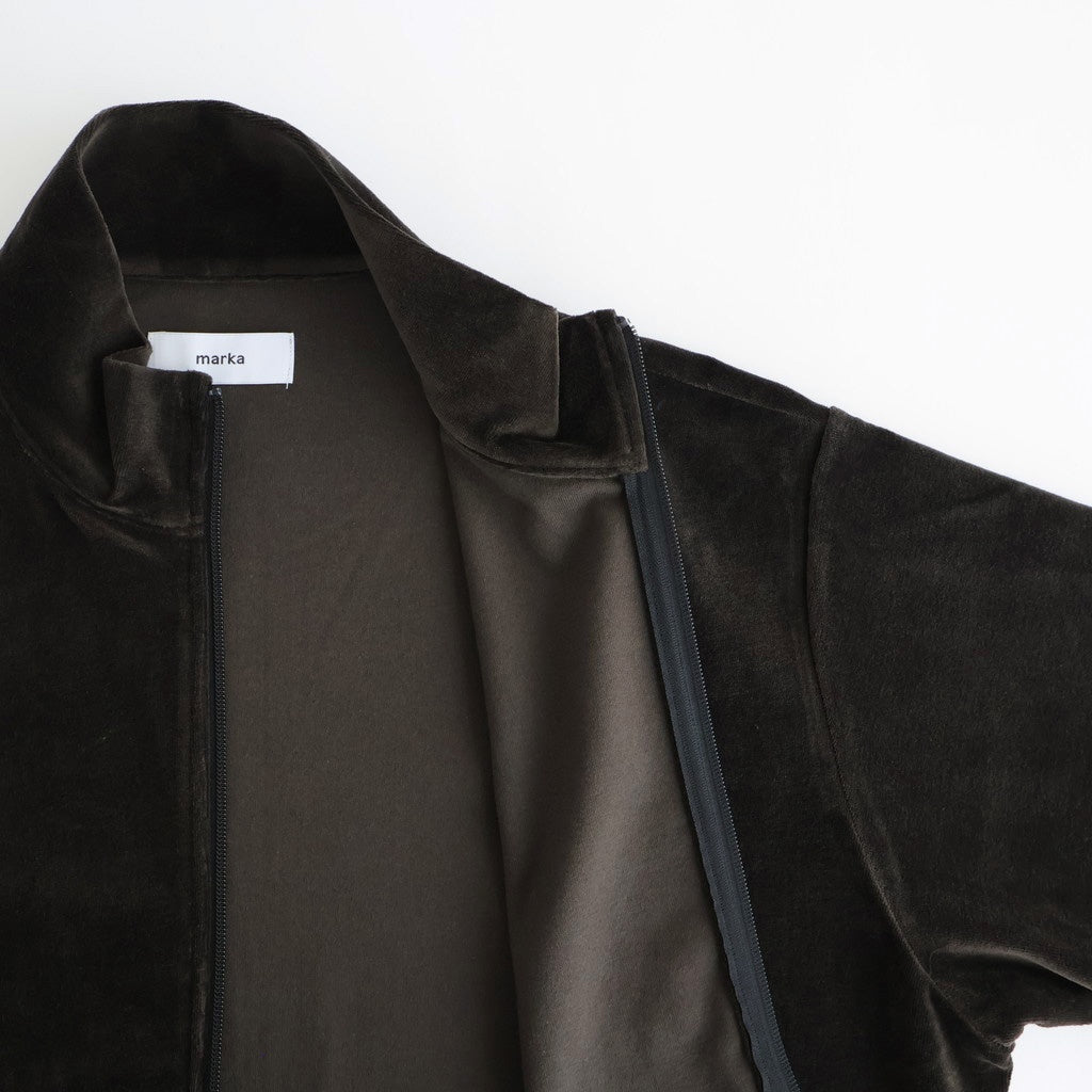 FULL ZIP TRACK JACKET #CHARCOAL [M25C19CS01C]