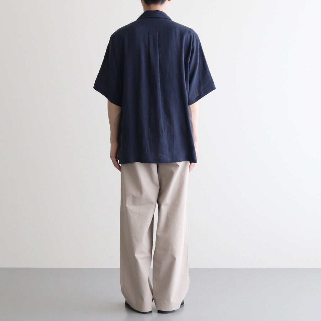 DOUBLE PLEATED EASY TROUSERS #LIGHT GRAY [A25C04PT02C]