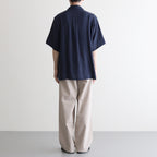 DOUBLE PLEATED EASY TROUSERS #LIGHT GRAY [A25C04PT02C]
