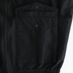 FLIGHT JACKET #CHAMBRAY BLACK [M25C08BL01C]