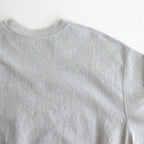 Thin-Sweat Crew-Neck P/O #HeatherWhite [bROOTS25S22]