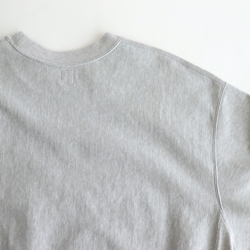Thin-Sweat Crew-Neck P/O #HeatherWhite [bROOTS25S22]