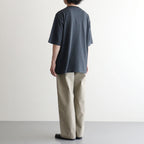 Garment Dyed Jacquard Field Tee #Asphalt Gray [N26SH039]