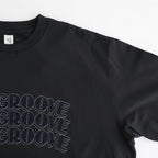 RAREGROOVE Print Tee WIDE #InkBlack×Black-PT [bROOTS25S34S26B]