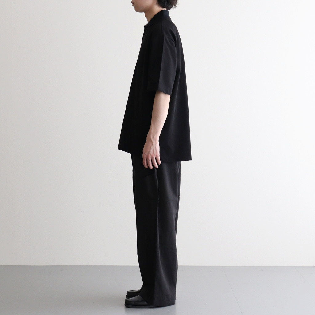 ONE BUTTON TEE S/S #BLACK [M26A14CS02B]