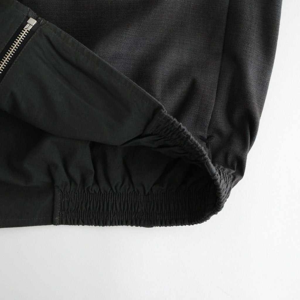 PLEATED-POCKET RICKY JACKET #PEWTER PLAID [261OJ-JK07]