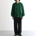 DOUBLE PLEATED SEMI EASY TROUSERS #BLACK [A26C07PT02C]