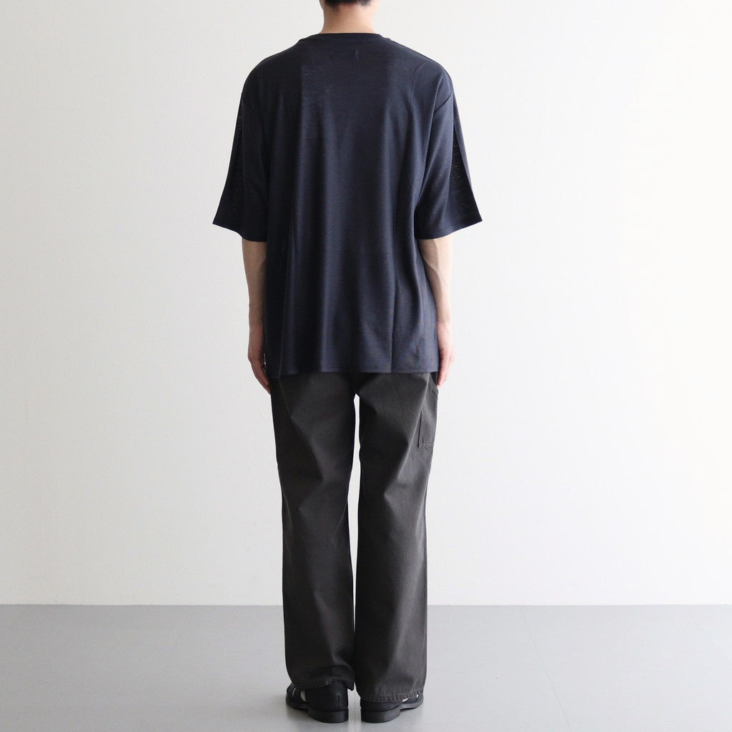 CREW NECK TEE #NAVY [M25B02CS01B]