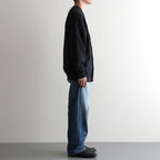 BABY ALPACA KURUMI TENJIKU V CARDIGAN #CHARCOAL [BN-25FM-059]