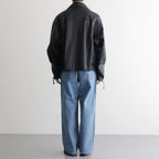 BAGGY RIDER JACKET #BLACK [SH-02-SW-COW-4]