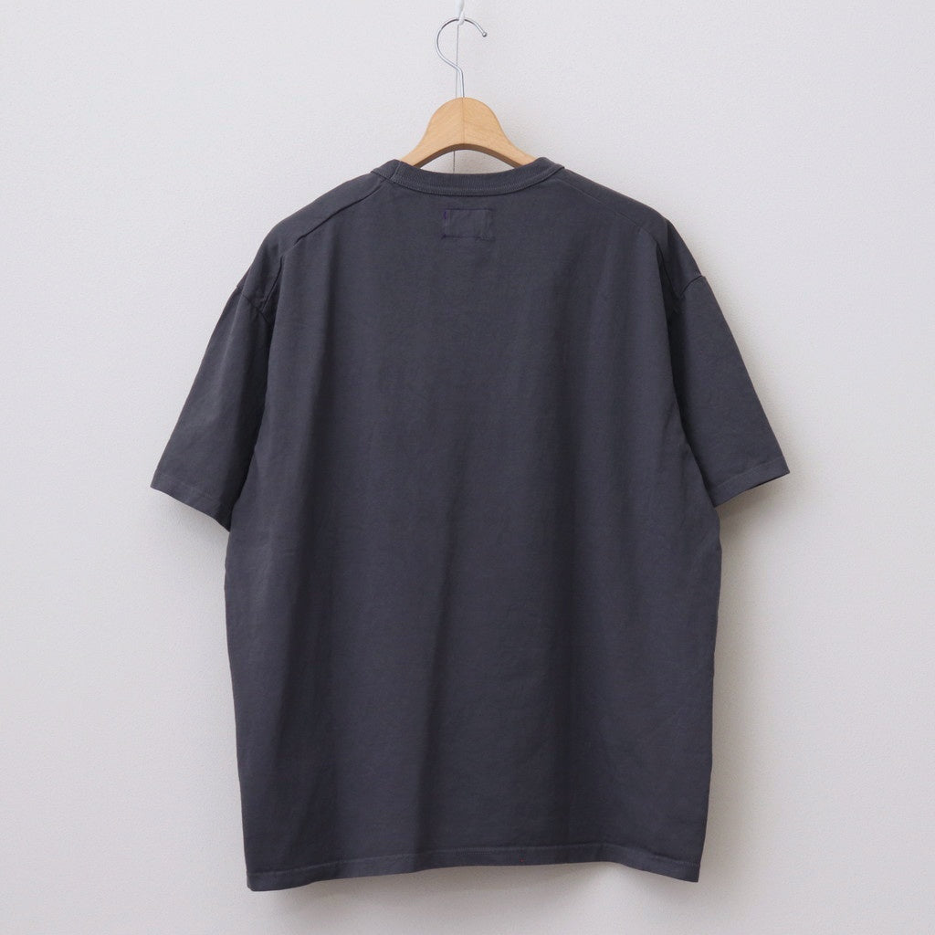 7oz Pocket Tee #Asphalt Gray X Off White [N25SI102]