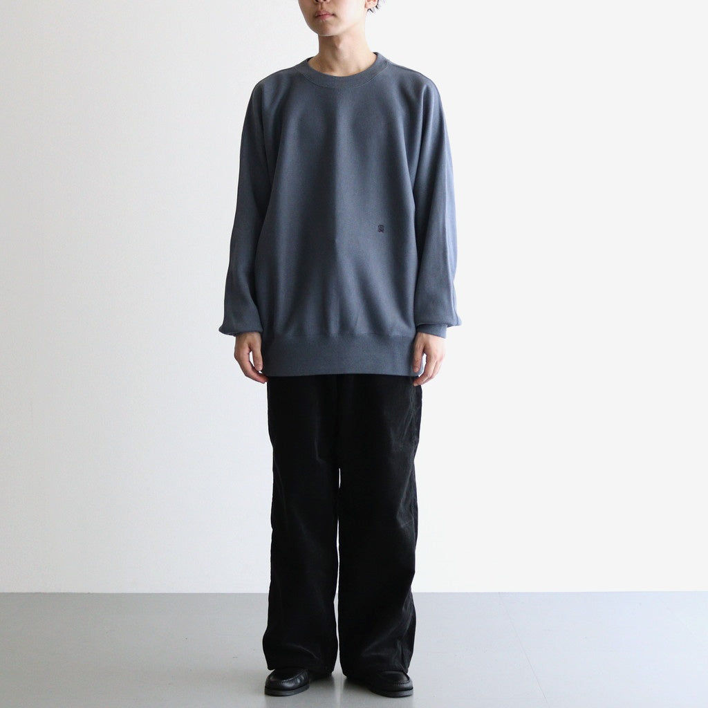 Crew Neck Sweat #Heather Navy [S25SH011]