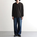BABY WOOL V NECK #BROWN [BN-26FM-041]