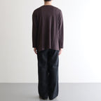 NORMANDY LINEN BASQUE SHIRT #DARK BROWN [BN-25SM-065]