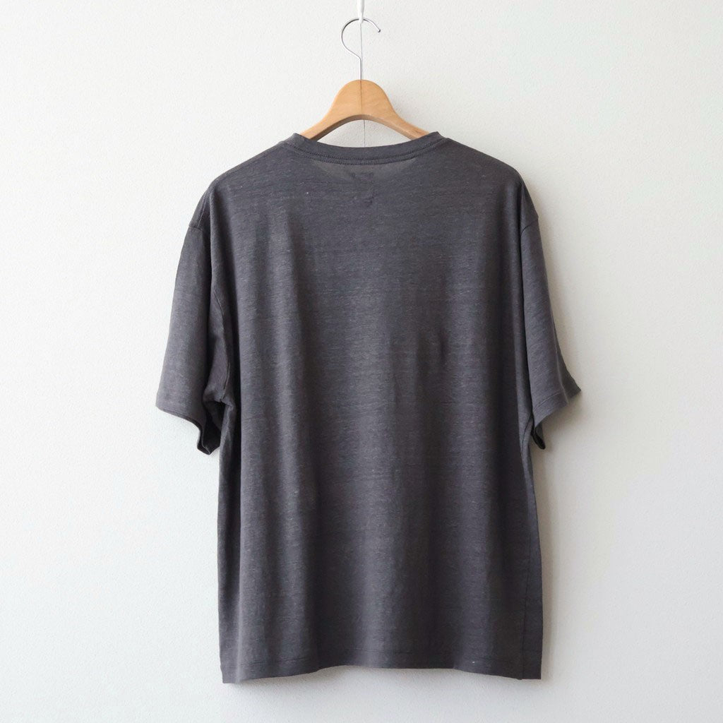 NORMANDY LINEN T-SHIRT #GRAY [BN-26SM-071]