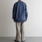 Co/Li Garter Stitch Cardigan #BLUE [NEP-SS2534M]