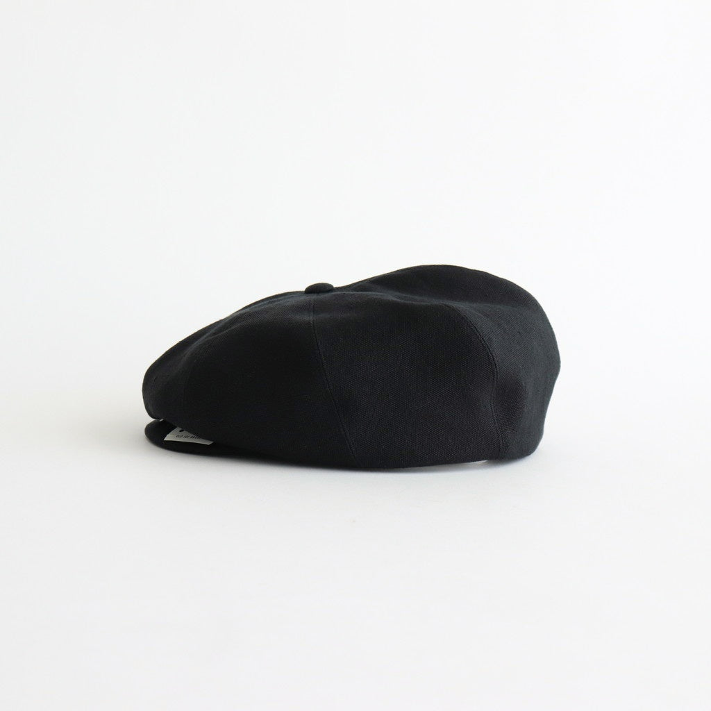 HEMP DUCK PEAKED CAP #BLACK [251OJ-HT02]