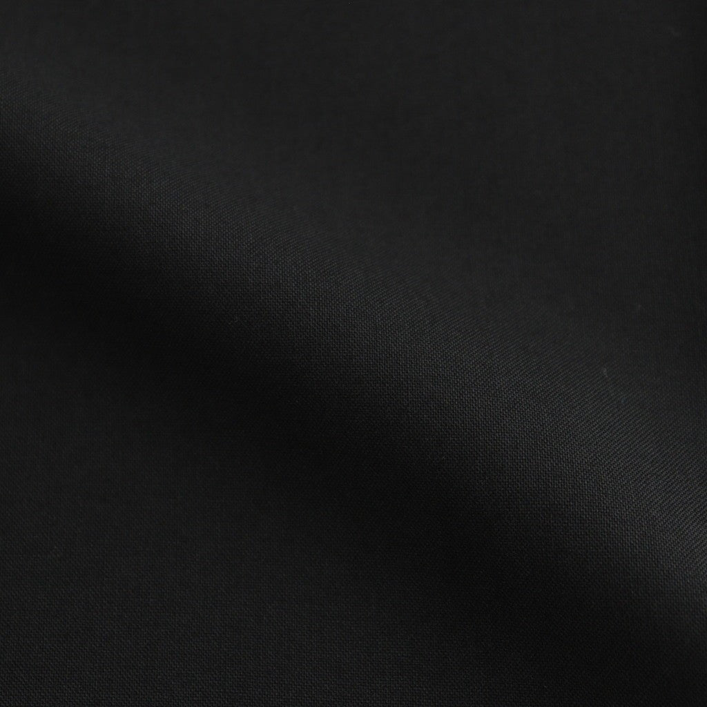 DOUBLE PLEATED EASY TROUSERS #BLACK [A26A15PT02C]