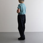 Co/Silk Nep Hem-Rib Football Sleeveless #DustTurquoise [BHSW25S3]