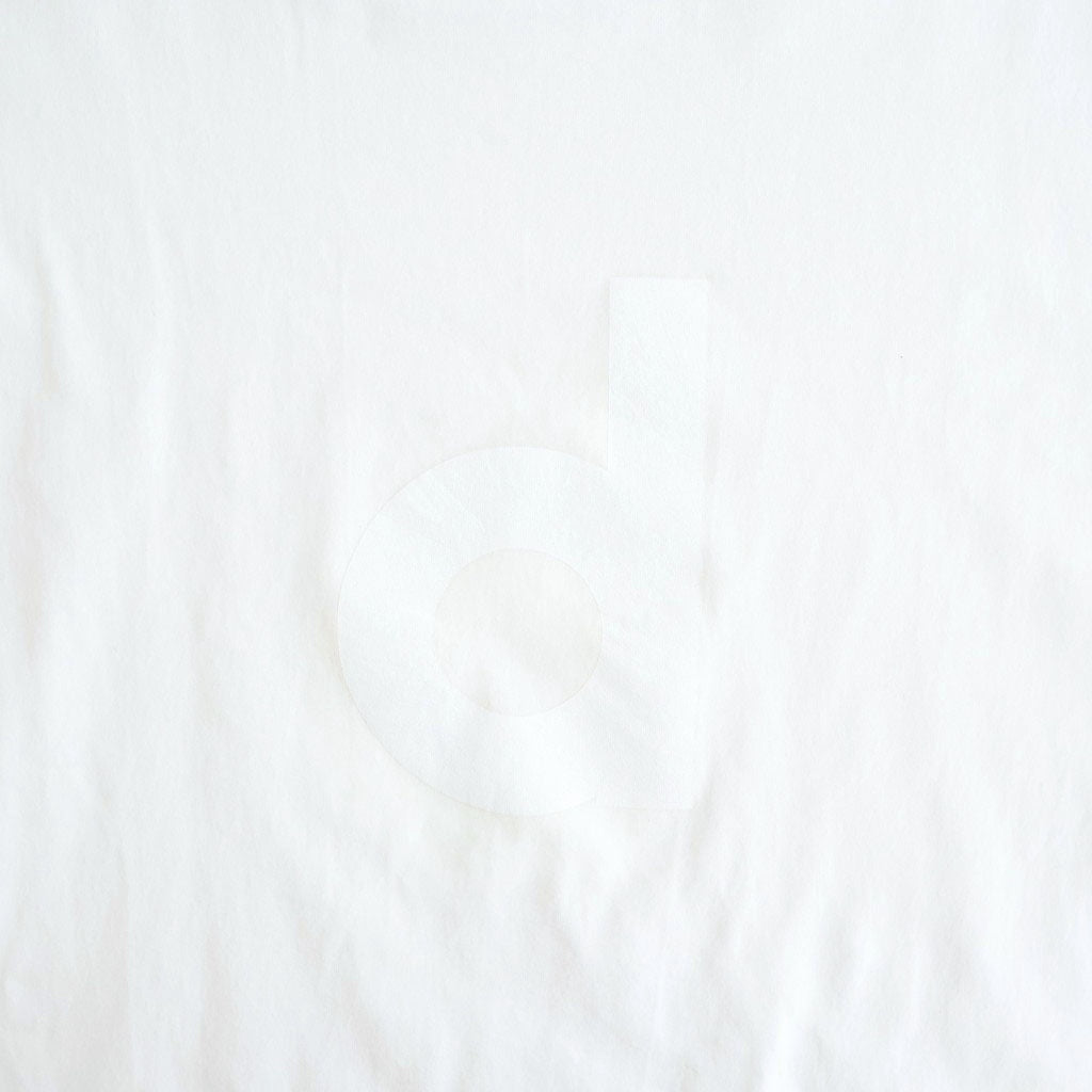 bd Print Tee WIDE #White×White-PT [bROOTS25S34S26A]