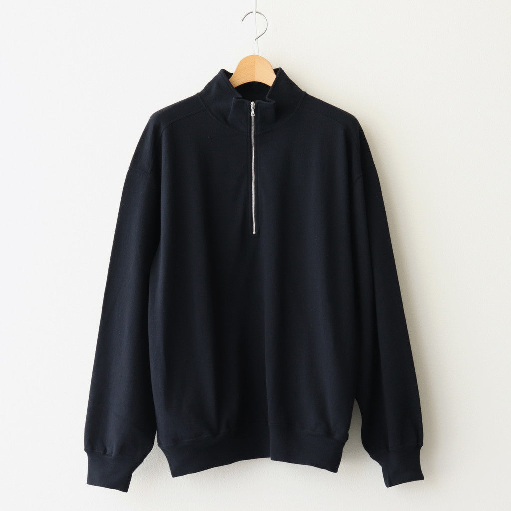 Co/Silk Nep Half-Zip #BlackNavy [BHS24F038Si]