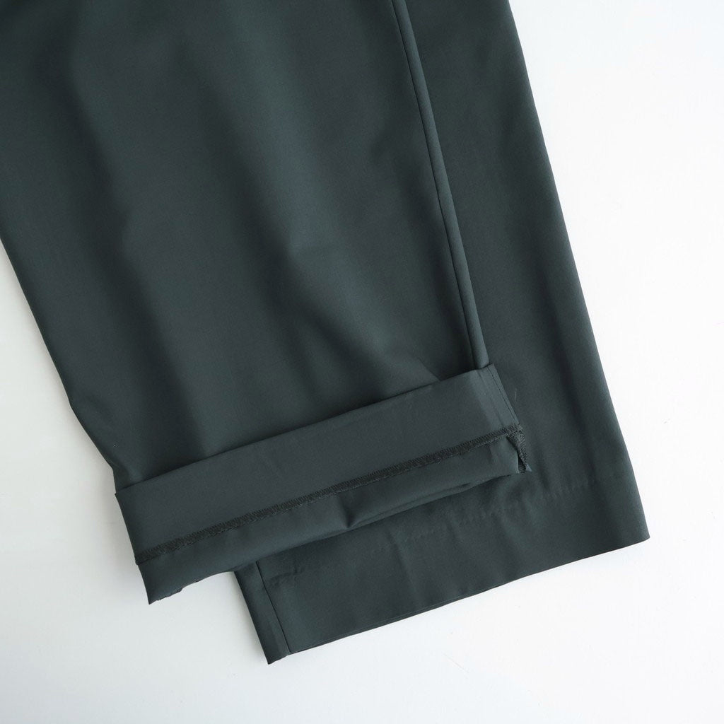 TRIPLE PLEATED WIDE TROUSERS #CHARCOAL [A26A15PT03C]