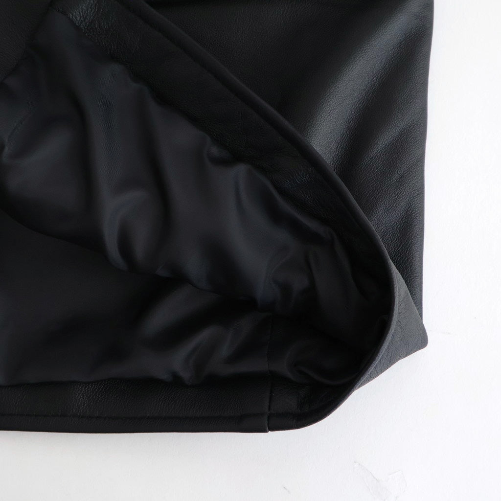 DOUBLE BREASTED JKT #BLACK [SH-62-C-SHEEP-4]