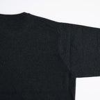 SUNSHINE CASHMERE CREW NECK #HEATHER BLACK [BN-26FM-057]